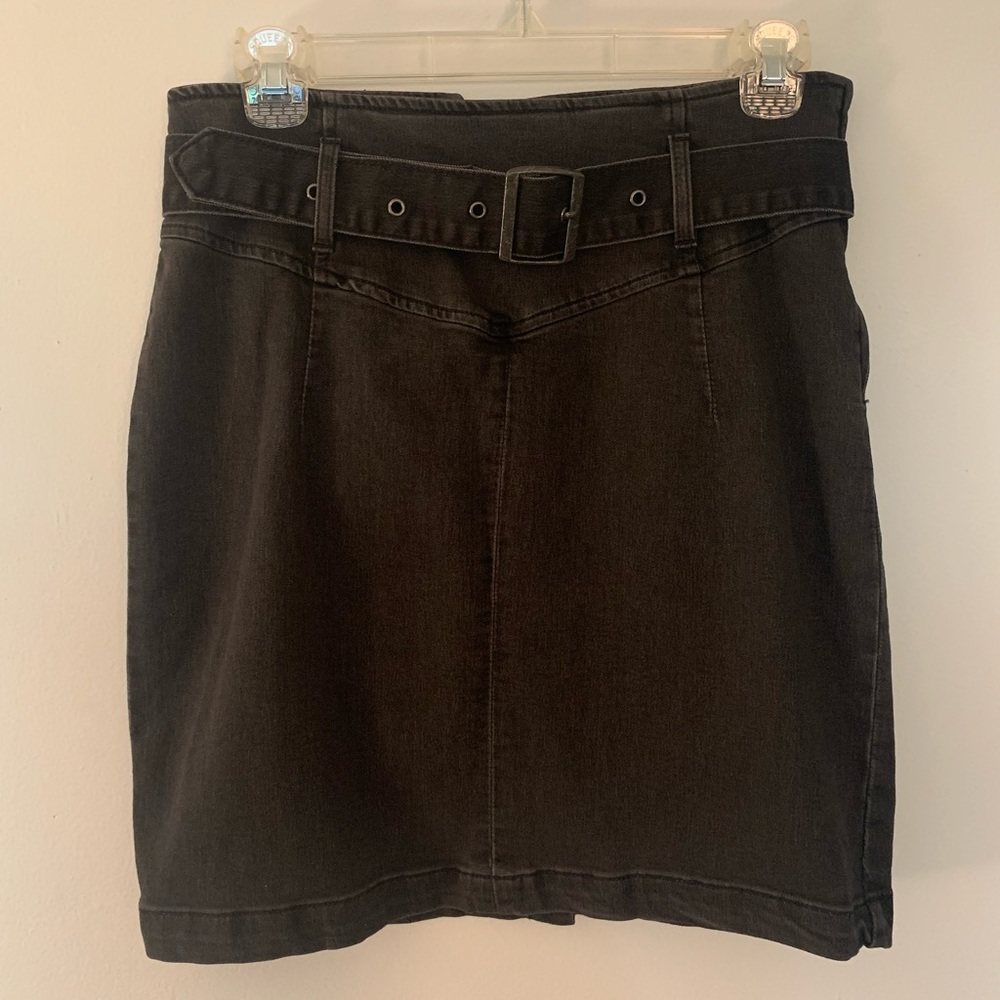 Free People Black Pencil Skirt with Removable Belt, Worn Once, Size 8